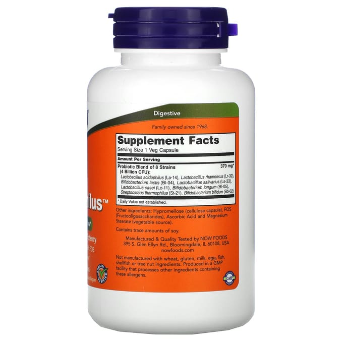 NOW Foods - Gr8-Dophilus (120 Vegetarian Capsules)