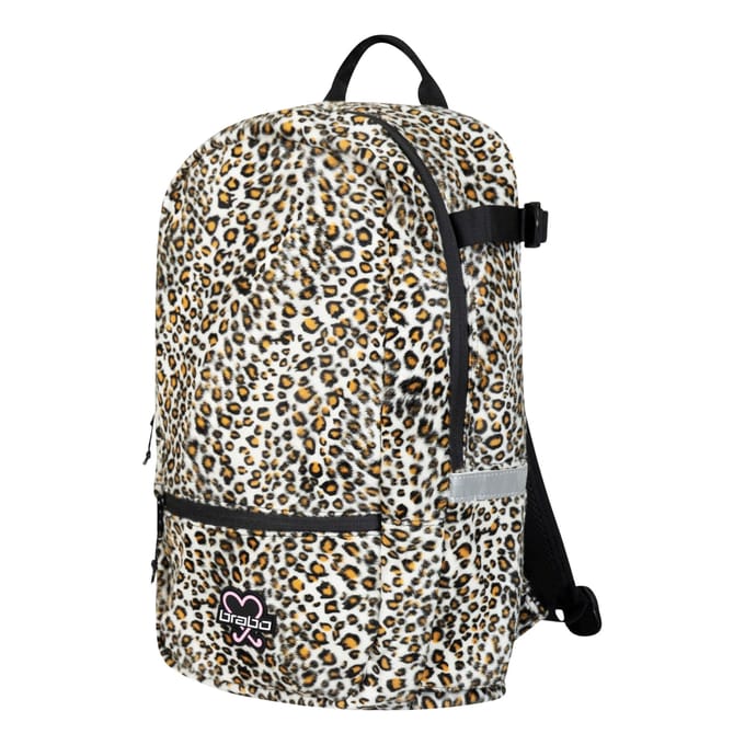 Brabo Backpack fun leopard/pink hockey rugzak -