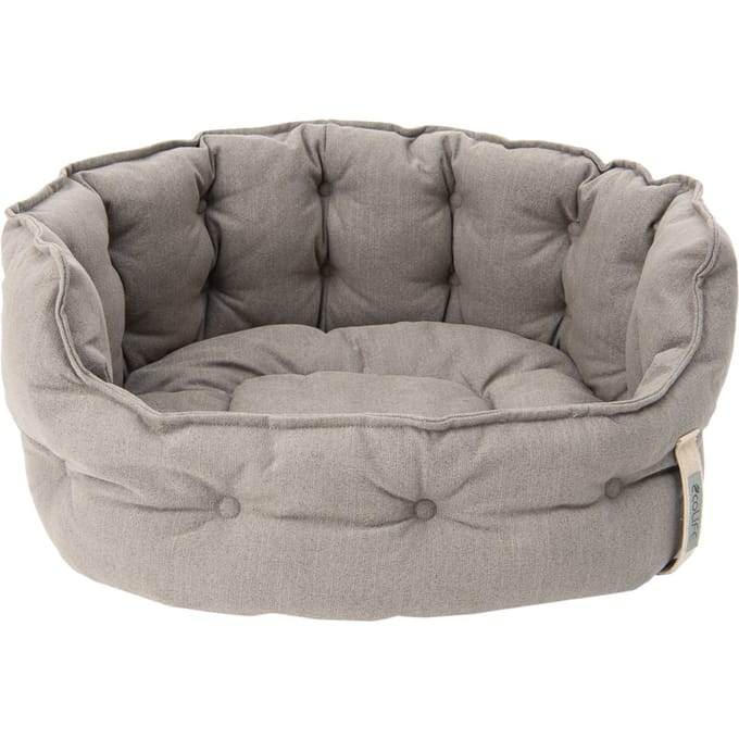 Hondenbed Cozy ecoLIFE L64 x B60 x H30 cm Grijs