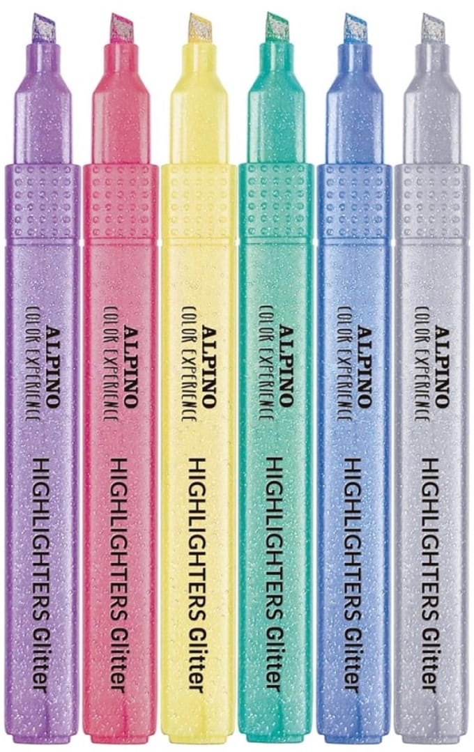 #Markeerstift Alpino glitter Color Experience set a 6st.