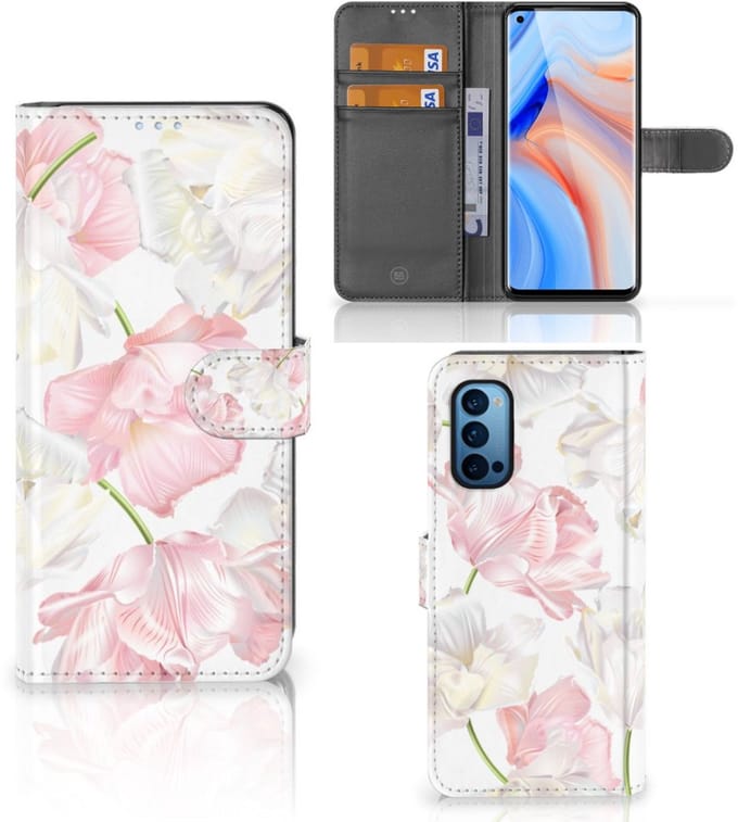OPPO Reno 4 Pro 5G Hoesje Lovely Flowers