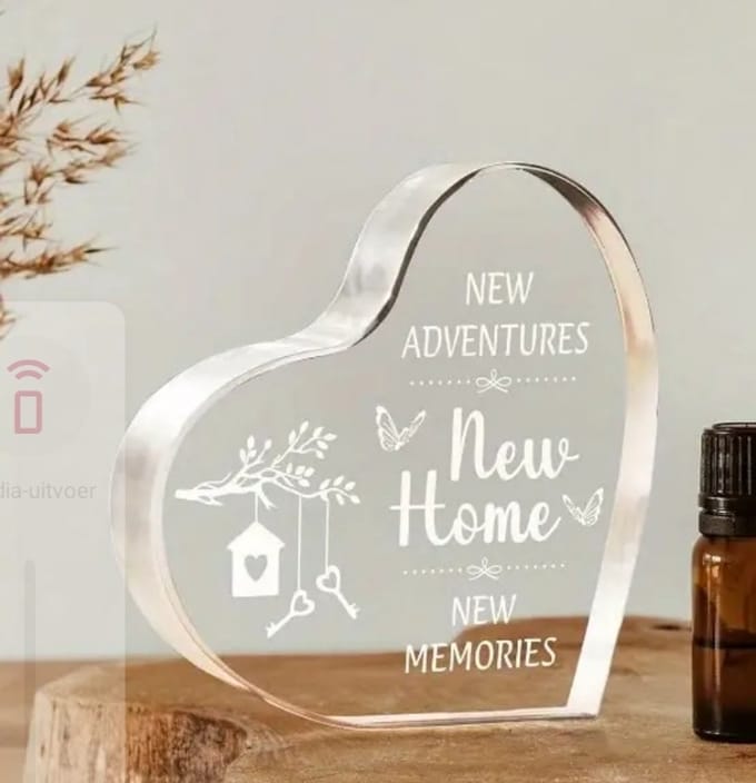 Nieuw huis decoratie geschenk - Kado - Cadeau - Housewarming - Gift
