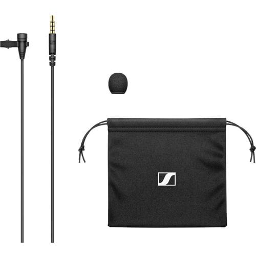 Dasspeld Smartphone microfoon Sennheiser XS Lav Mobile Zendmethode:Kabelgebonden Incl. windkap