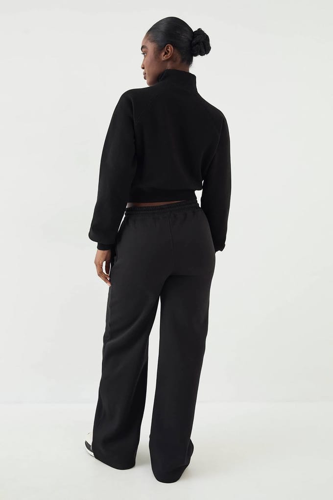 Dames DSGN Studio Sport Rechte Pijp Joggingbroek | Zwart | Maat: Medium