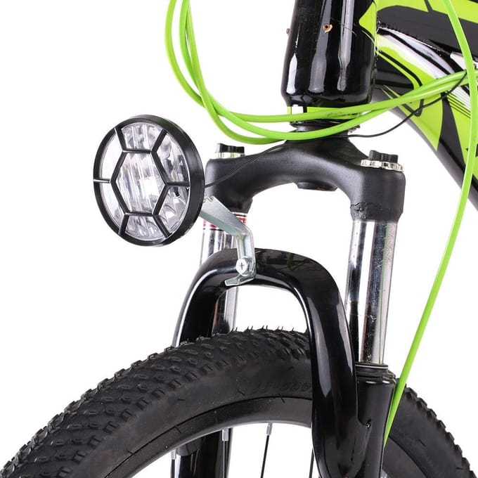 Fiets Fiets Veiligheid Dynamo Verlichting Achter Koplamp Set Geen Batterijen Nodig 1 black