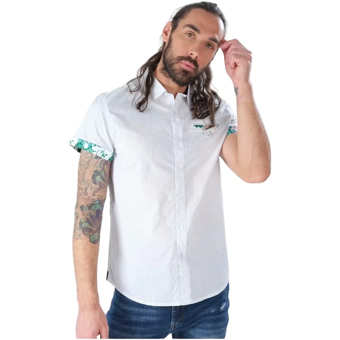 DEELUXE Shirt met korte mouwen en printMAJORCA White