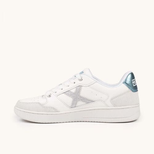 Korte Broek Munich 8908111 LEGIT WMN-WHITE GLITTER TURCHESE