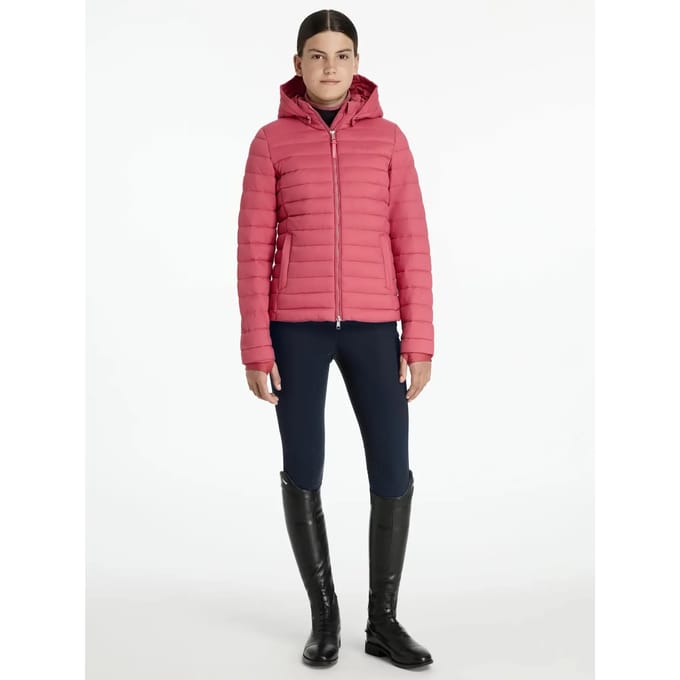 LeMieux Puffer Jas Ruby Kids Cranberry - 164