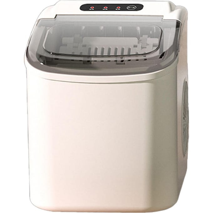 Aanrecht IJsmachine Mini Ronde Blokjes Automatische IJsklontjes Machine voor Thuis Feest Keuken gray