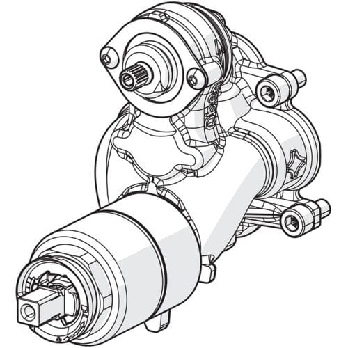 Hansa functional unit 3.5 bath shower 59914299