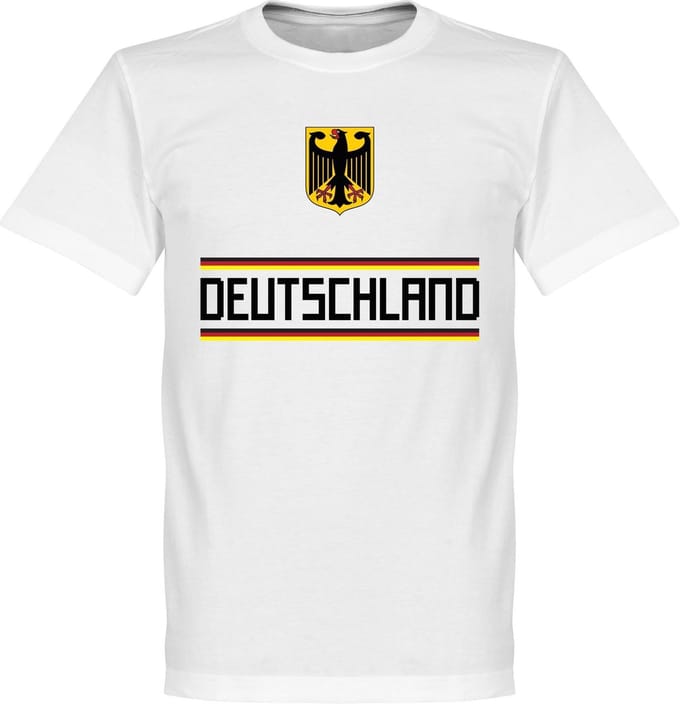 Duitsland Team T-Shirt - Wit - L