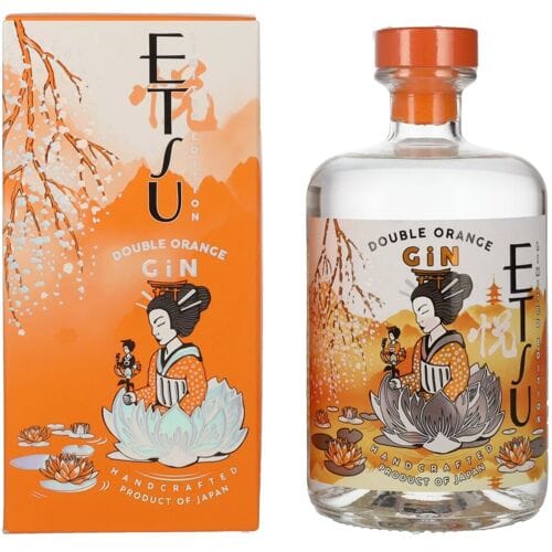 Etsu Gin DOUBLE ORANGE Limited Edition 43% Vol. 0,7l in geschenkverpakking