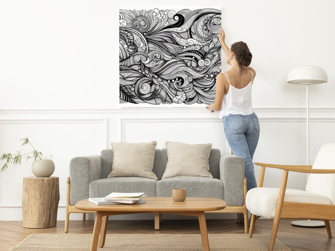 Kunstprint | Wanddecoratie | Dibond | 40 × 40 cm