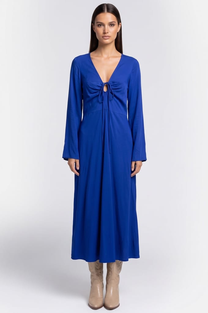 ARKET Gianna Dress Blue Größe: 36 | Midikleider Outlet | Damen | Blau