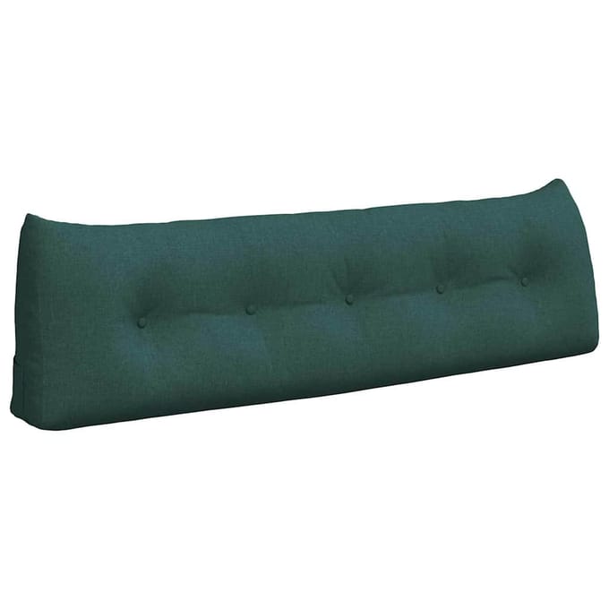 vidaXL - Rugkussen - Donkergroen - 160 - x - 50 - x - 24 - cm - Stof