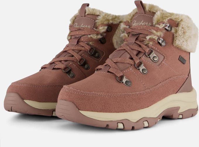 Skechers Trego dames veterboot - Oudroze - Maat 38
