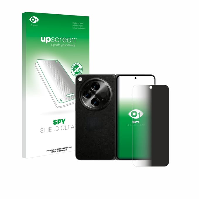 upscreen - privacy screenprotector voor OnePlus Open (case-friendly) - Folie Beschermfolie Blauwlichtfilter