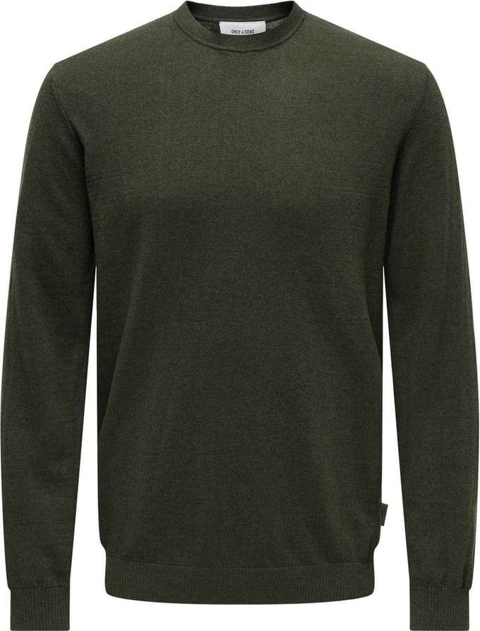 ONLY&SONS - ONSLOUI REG 12 MEL CREW KNIT NOOS - Heren - Gebreide truien