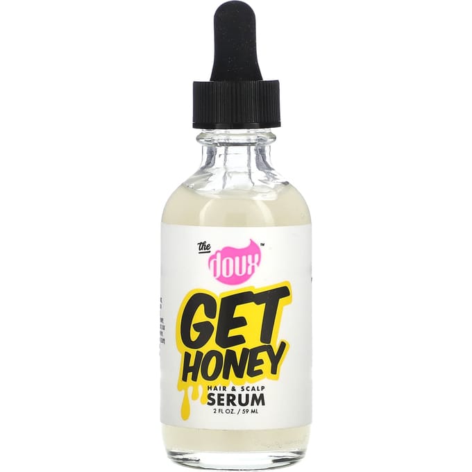 The Doux, Get Honey, Haar- en Hoofdhuidserum, 2 fl oz (59 ml) white