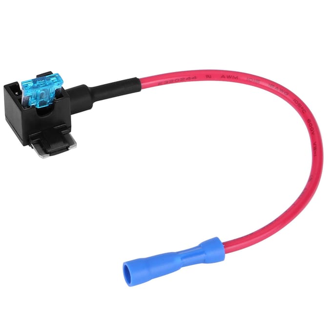 10 stuks Auto Auto Add Circuit Zekering Tap Adapter 15A Micro Mini Steekzekeringhouder blue