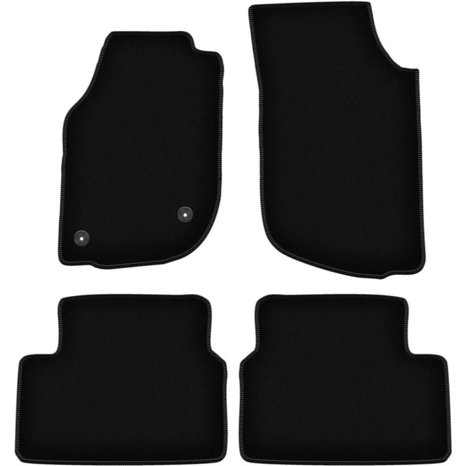 BASIC zwarte veloursmatten voor: Volvo 940 / 960 FL sedan (1990-1998)