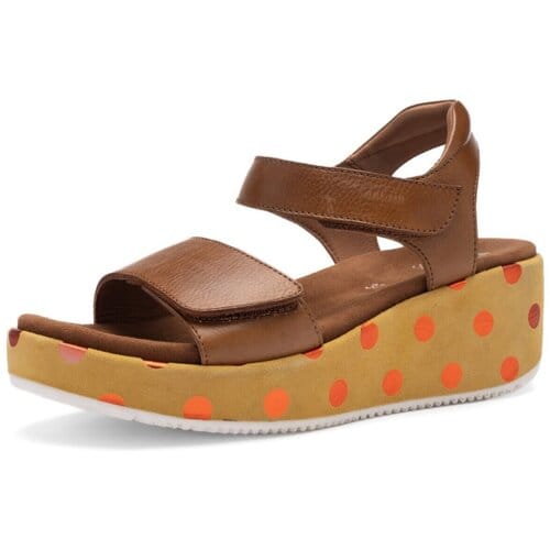 Sandalen met sleehak Ara -