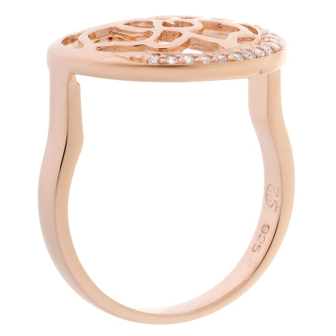 Orphelia Dames 925 Sterling Zilveren Ring - Roze ZR-7089/1