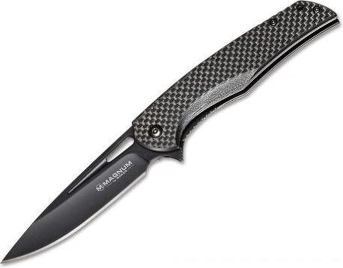 Black Carbon Magnum Boker - Inklapbaar zakmes