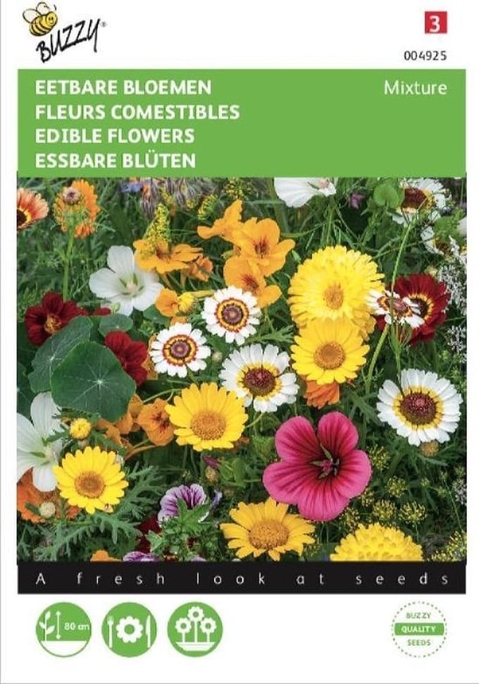 Buzzy® Mengsel Eetbare bloemen - 2 zakjes
