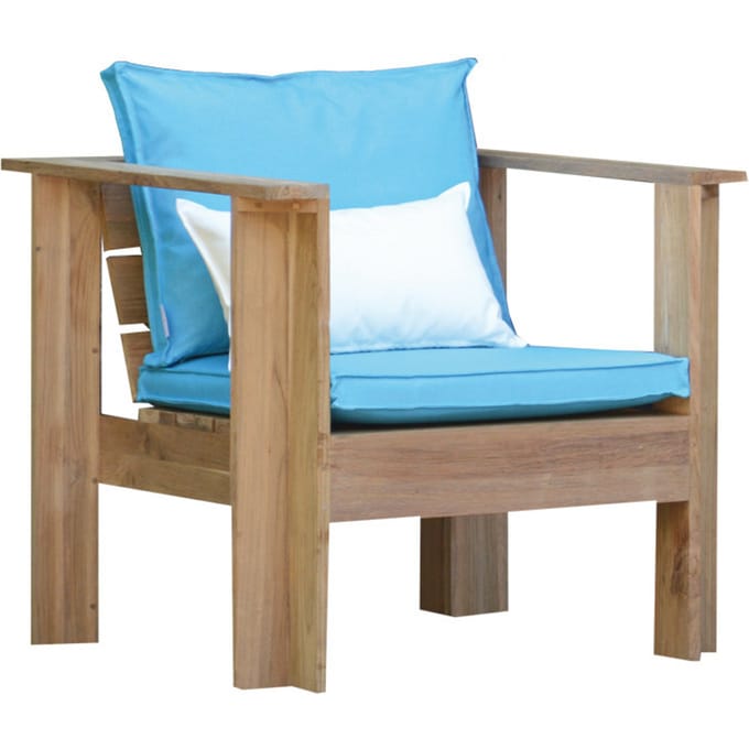 Jan Kurtz - Batten loungefauteuil - bruin