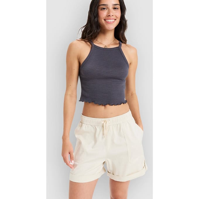 Roxy Sweetest Day Korte Sportbroek Beige S Vrouw