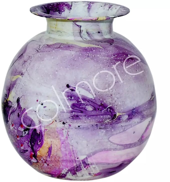 Colmore by Diga vaas-Iron lilac enamel-Ø26x26x28cm