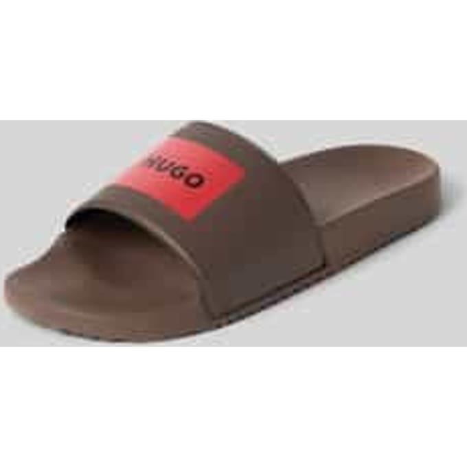 Badslippers met logoprint model 'TIMEIN_SLID_PH'
