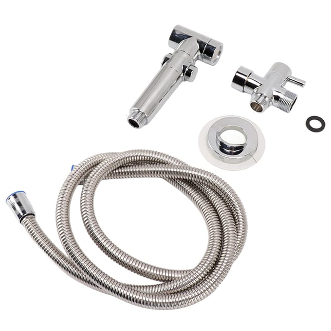 Bidetsproeier Handsproeier Kit Magnetische Zuiging Explosieveilig Bidet Stoffen Luier Sproeier Set gray