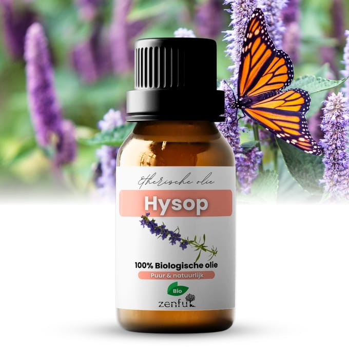 Hysop Etherische Olie - 100% Puur - Biologisch - Natuurlijk - Vegan - Aromatherapie - 10ml