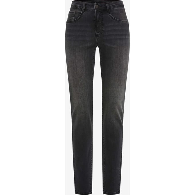 Brax Dames Jeans  Style MARY USED BLACK BLACK, denim donkergrijs, maat 40L