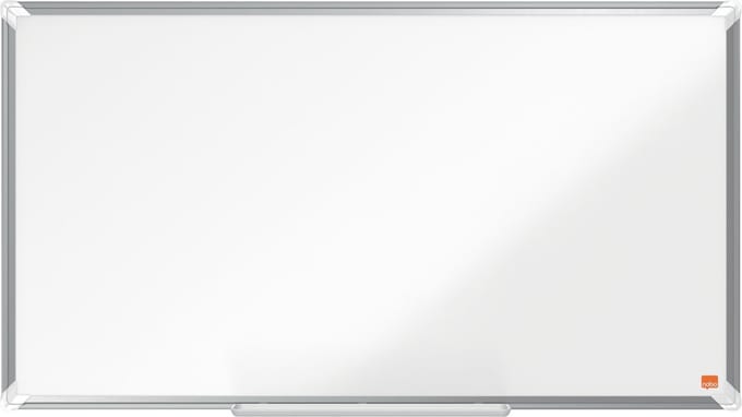 Nobo Premium Plus Widescreen Magnetisch Whiteboard Staal - Met Pennengoot - Inclusief Whiteboard Marker - 890x500mm
