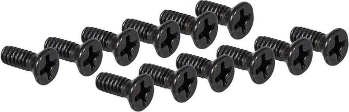 Fender 0041602049 schroef M6-32 x 9,5 mm – HEX FHP, zwart (per stuk)