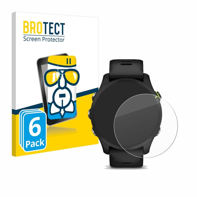 Screenprotector 6 Stuks voor Garmin Forerunner 255 / 255 Music Beschermglas transparant