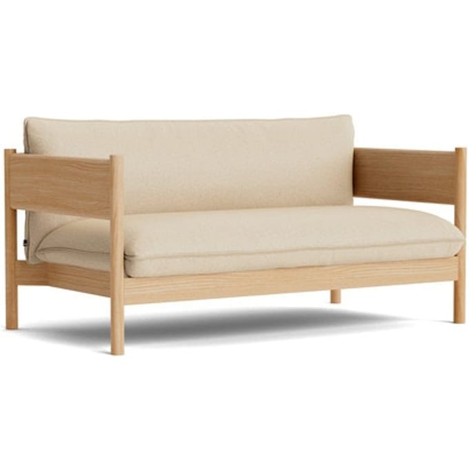 HAY Arbour Club Sofa - Hallingdal 220 Beige - Eiken, geolied en met was behandeld