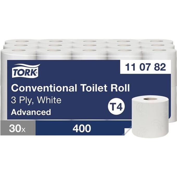 Eco tip: toiletpapier »Tork Premium« 3-laags helderwit 30 rollen ( 1 pak a 30 ro