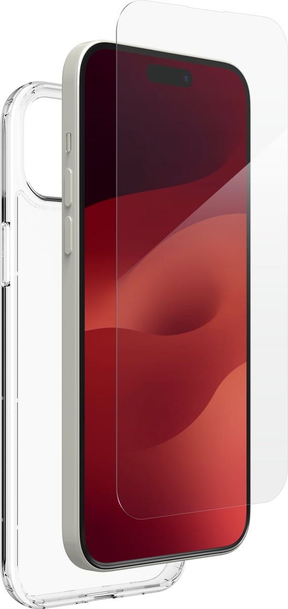 ZAGG InvisibleShield - Hoesje + Tempered glass in 1 - iPhone 15 Plus