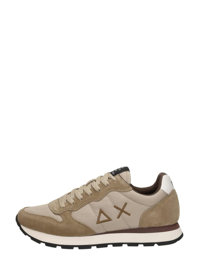 Sun68 Sneaker Tom Solid Beige - Maat 41 - Heren - Sneakers