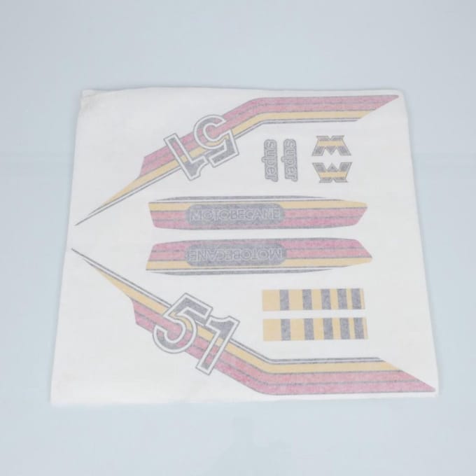 Autocollant stickers RSM pour Mobylette MBK 50 51V Neuf
