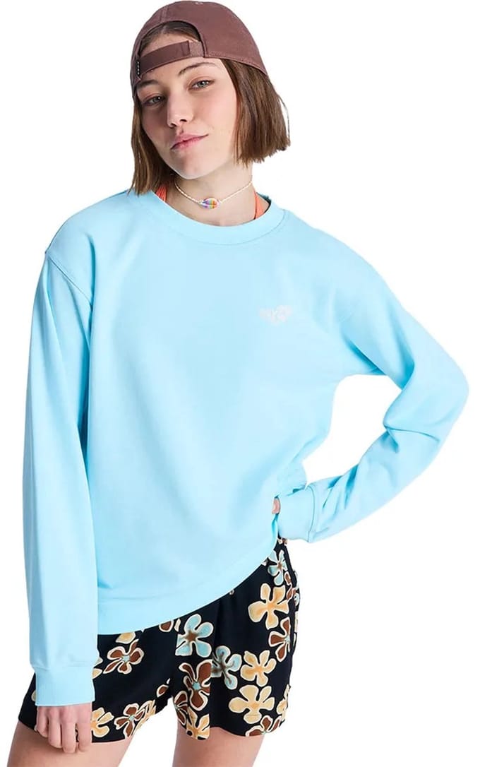 Roxy Surf Stoked Terry Vintage Sweatshirt Blauw S Vrouw