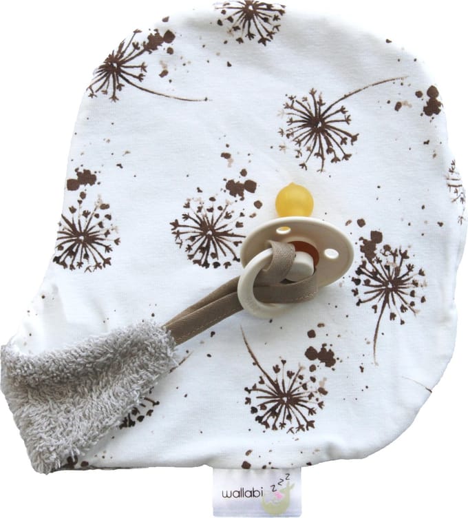 Wallabiezzz Speendoekje - Speenknuffel - Knuffeldoekje - Bruin