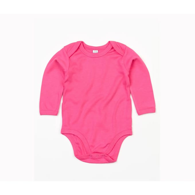 Babybugz | Baby long Sleeve Bodysuit | Fuchsia | 3 - 6 Maanden