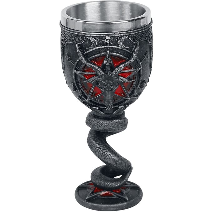 Nemesis Now - Gothic Kelk - Baphomet Goblet - voor Geen - zwart