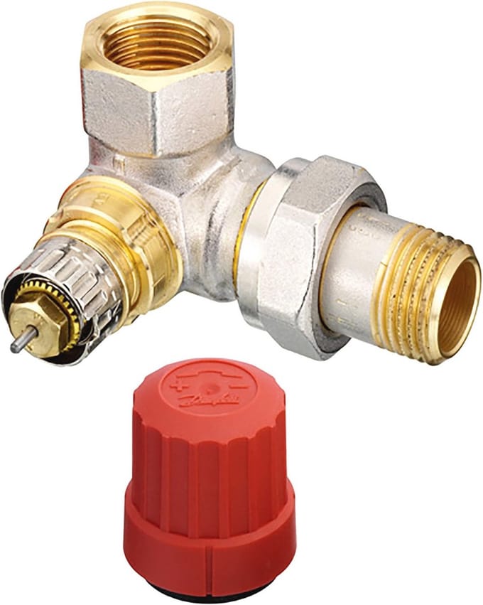 Thermostaatregelventiel hoek rechts type RA-N 15 1/2 inch