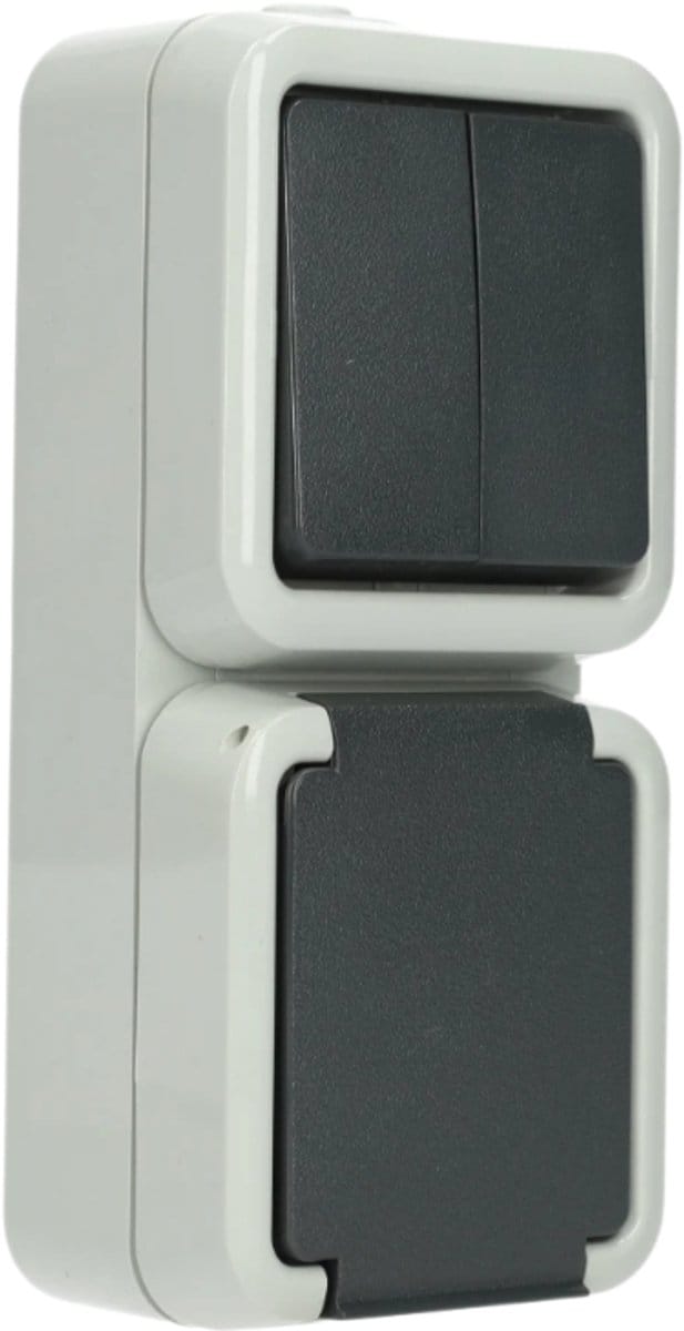 Peha combinatie serie 2x1 polig RA